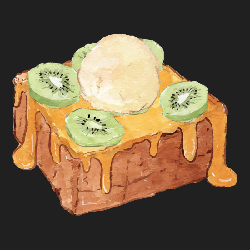 Brick Toast Bread Lover T  Shirt Honey Bread Brick Toast Topped With K Ladies Polo Shirt by difficultasian | Artistshot