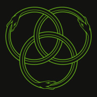 Snake Eating Its Own Tail | Ouroboros | Infinity Symbol Scorecard Crop Tee | Artistshot