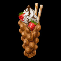 Bubble Waffle Ice Cream T  Shirt Egg Bubble Waffle Vanilla Ice Cream W Youth Jogger | Artistshot