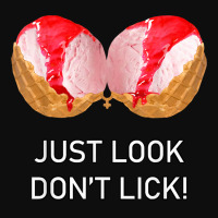 Ice Cream Boobs   Just Look Don't Lick, Ice Cream T Shirt Crop Top | Artistshot