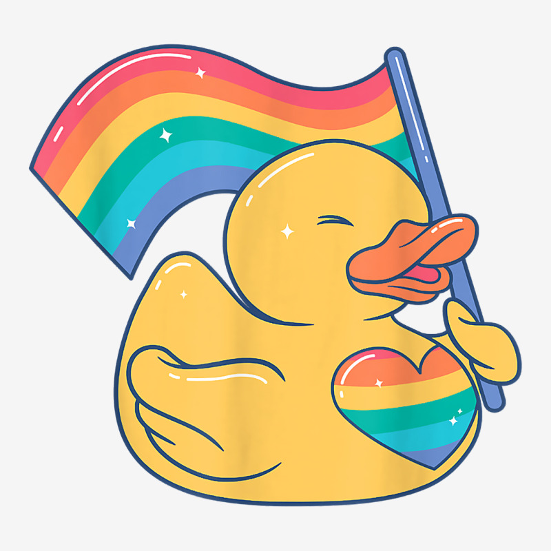 Rubber Duck Lgbt Pride Homosexual Rubber Ducky Cute Duckie T Shirt ...