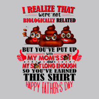 I Realize That We're Not Biologically Happy Father's Day Baby Bodysuit | Artistshot