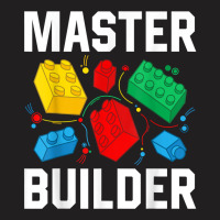 Master Builder Kids Building Blocks Brick Toy Master Builder T Shirt T-shirt | Artistshot