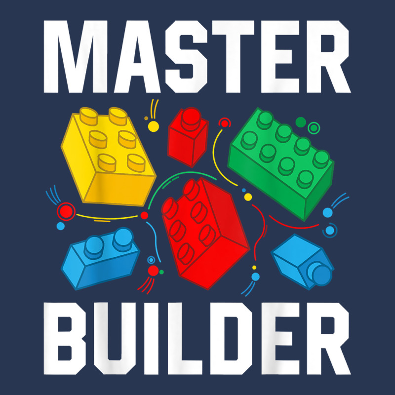 Master Builder Kids Building Blocks Brick Toy Master Builder T Shirt Men Denim Jacket | Artistshot