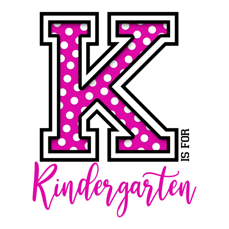 K Is For Kindergarten Maternity Scoop Neck T-shirt | Artistshot