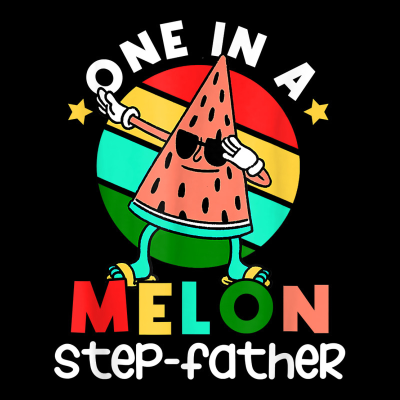 Family One In A Melon Step Father Dabbing Watermelon Summer T Shirt Fleece Short by ebonycry | Artistshot