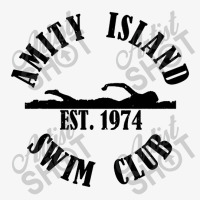 Amity Island Swim Club White Essential Ladies Fitted T-shirt | Artistshot