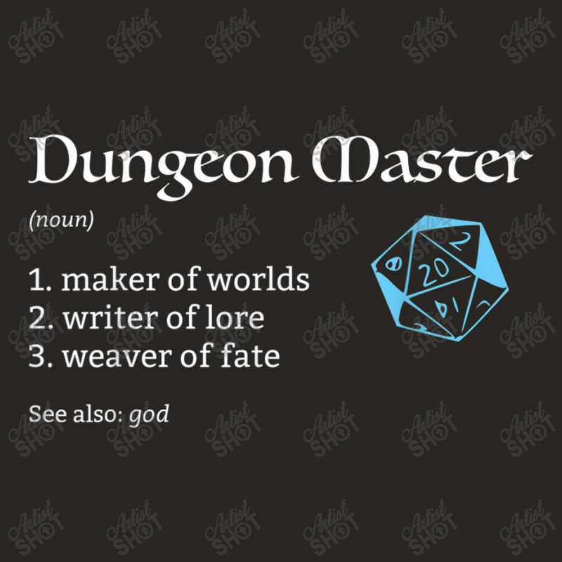 Dnd Dungeon And Master (dm) Definition Dungeons And Rpg Dragons Ladies Fitted T-shirt | Artistshot