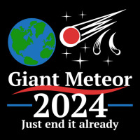 Giant Meteor 2024 Just End It Already Long Sleeve T Shirt Unisex Jogger | Artistshot