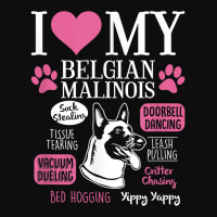 Dog Anatomy Of A Belgian Malinois T Shirt Crop Top | Artistshot