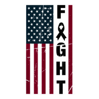 Fight Cancer Awareness T Shirts American Flag Grey Matters T Shirt 3/4 Sleeve Shirt | Artistshot