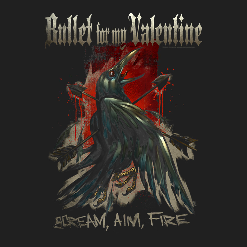 Bullet For My Valentine – Scream Aim Fire Crow Tank Top Ladies Polo Shirt by erisseby | Artistshot