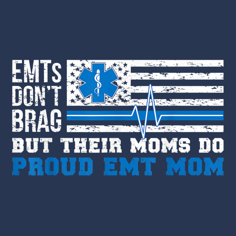 Emt Mom Proud Emergency Medical Technician Mama T Shirt Men Denim Jacket | Artistshot