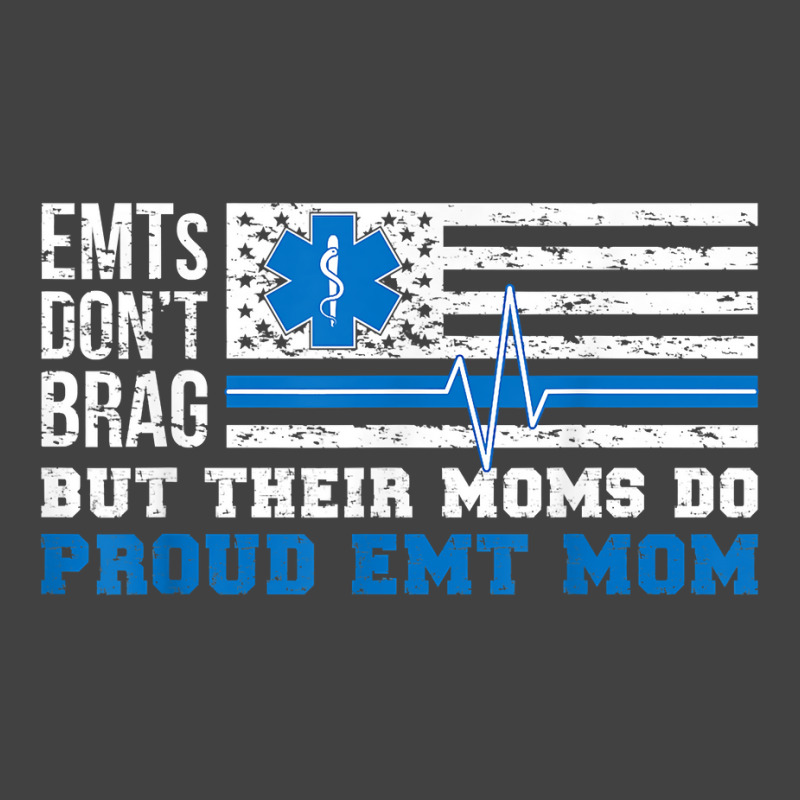 Emt Mom Proud Emergency Medical Technician Mama T Shirt Vintage T-shirt | Artistshot