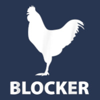 Cock Blocker Funny Novelty Rooster Cock Gift Shirt T Shirt Ladies Denim Jacket | Artistshot