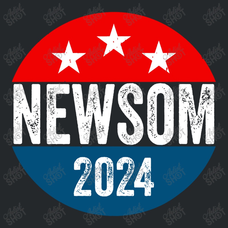 Gavin Newsom 2024 Presidential Crewneck Sweatshirt by Palisade | Artistshot