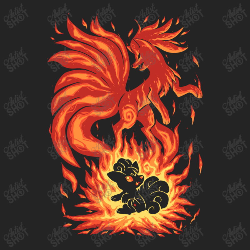 The Flame Tailed Fox Within 3/4 Sleeve Shirt | Artistshot