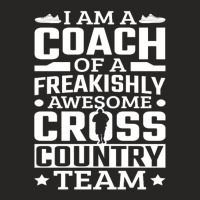 I Am A Coach Cross Country Team Track And Field Running Pullover Ladies Fitted T-shirt | Artistshot