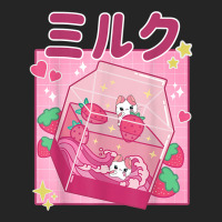 Funny Retro 90s Strawberry Milkshake Carton Kawaii Anime Cat T Shirt Unisex Hoodie | Artistshot