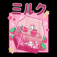 Funny Retro 90s Strawberry Milkshake Carton Kawaii Anime Cat T Shirt Unisex Jogger | Artistshot