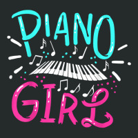 Piano Girl Pianist Music Notes Gift T Shirt Women's Triblend Scoop T-shirt | Artistshot