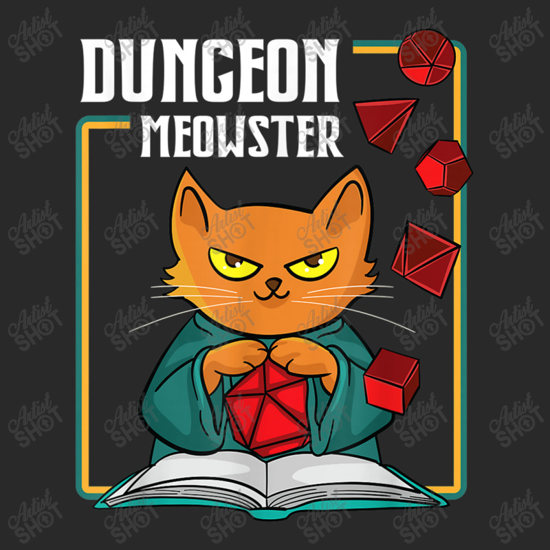 Dnd Dungeon Meowster Rpg Tabletop Gaming Dm Role Player Printed hat by criticizematter | Artistshot