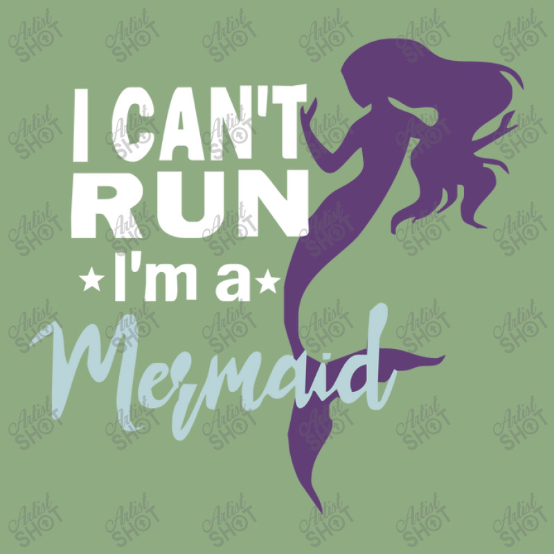 I Can Run Mermaid Portrait Canvas Print | Artistshot