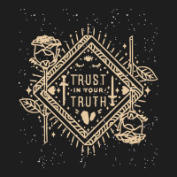 Tarot T  Shirt Trust In Your Truth Tarot Horoscope Spiritual Cosmos Un Classic T-shirt | Artistshot