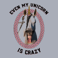 Even My Unicorn Is Crazy Novelty Tank Dress | Artistshot