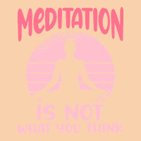 Transendental Meditation T  Shirt Meditation Is Not What You Think T Cropped Hoodie | Artistshot