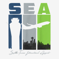 Sea Seattle Tacoma International Airport Seatac Retro Art T Shirt Adjustable Cap | Artistshot