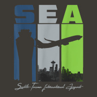 Sea Seattle Tacoma International Airport Seatac Retro Art T Shirt Bucket Hat | Artistshot