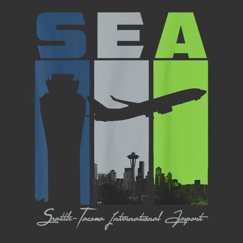 Sea Seattle Tacoma International Airport Seatac Retro Art T Shirt Baby Bodysuit by juleakuehneman | Artistshot