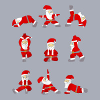 Funny Santa Christmas Yoga Positions Tank Dress | Artistshot