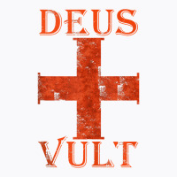 Mens Deus Vult Crusade Medieval Cross Templar Knighthood Tank Top T-shirt | Artistshot