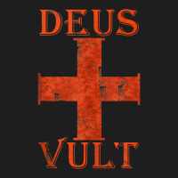 Mens Deus Vult Crusade Medieval Cross Templar Knighthood Tank Top Classic T-shirt | Artistshot