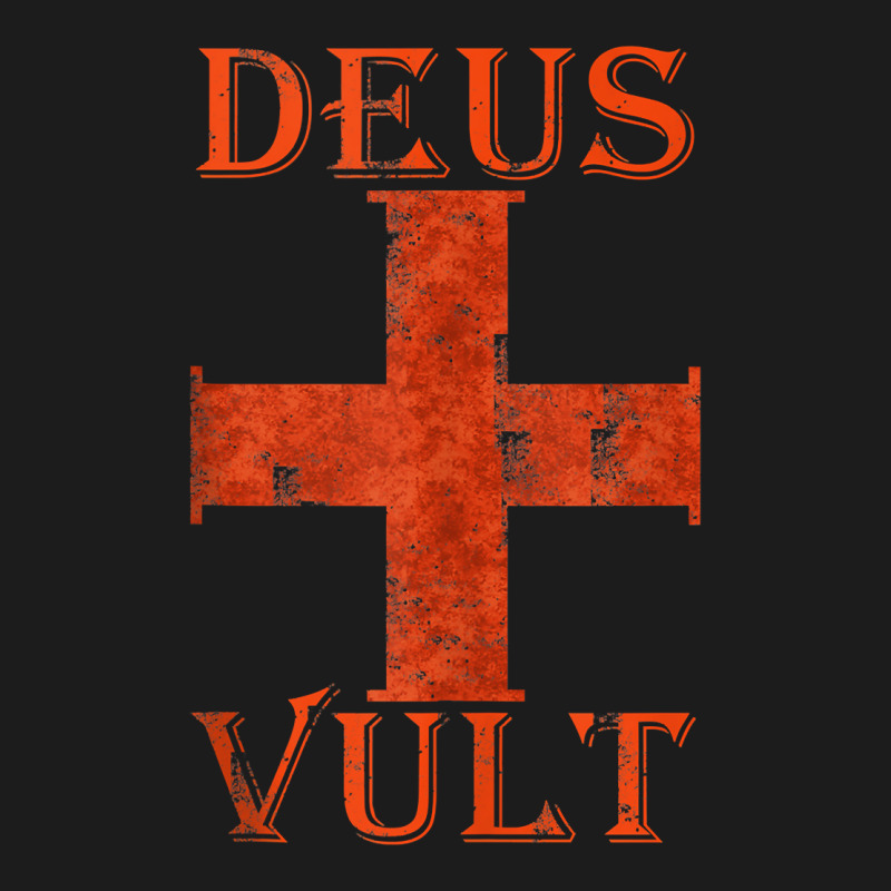 Mens Deus Vult Crusade Medieval Cross Templar Knighthood Tank Top Hoodie & Jogger Set | Artistshot