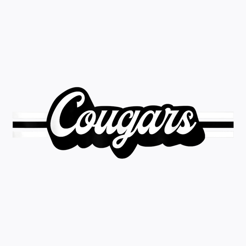 Retro Cougars Mascot, Unisex School Spirit, Cougar Sports T Shirt T-Shirt by annalyneplacencia | Artistshot