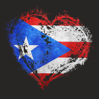 Puerto Rican Flag Vintage Puerto Rico Heart Valentines Day T Shirt Ladies Fitted T-shirt | Artistshot