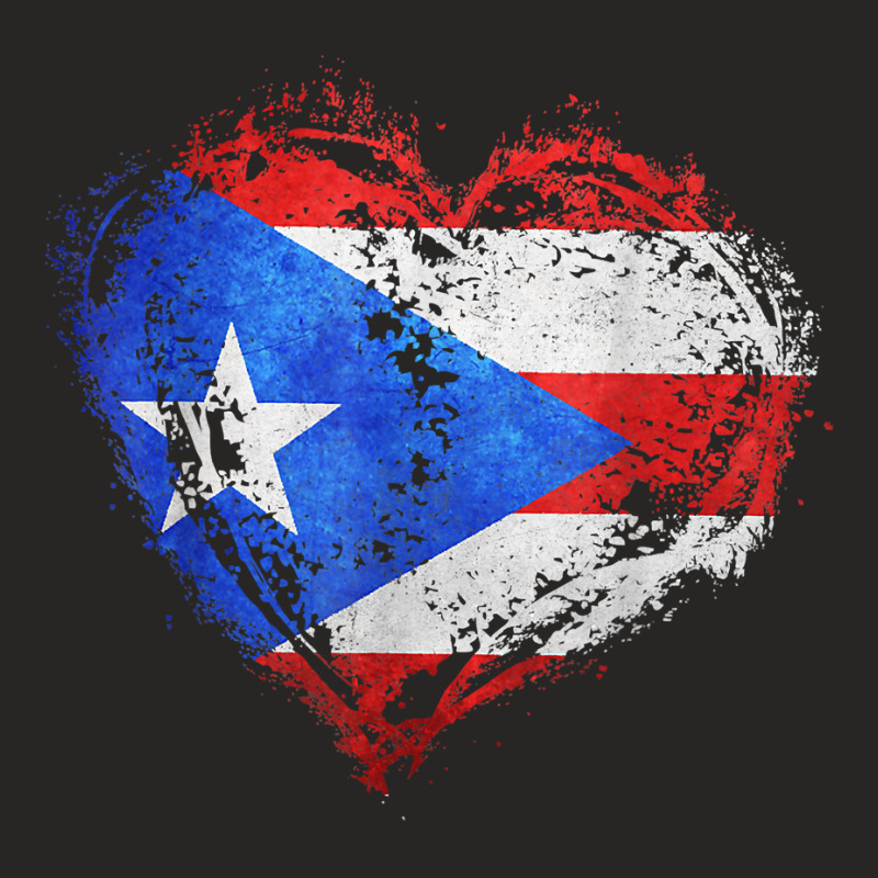 Puerto Rican Flag Vintage Puerto Rico Heart Valentines Day T Shirt Ladies Fitted T-shirt | Artistshot