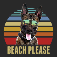 Belgian Malinois Summer Beach Vibe T  Shirt Beach Please Belgian Malin Printed Hat | Artistshot