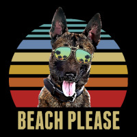 Belgian Malinois Summer Beach Vibe T  Shirt Beach Please Belgian Malin Baby Tee | Artistshot