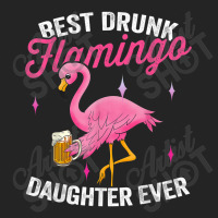 Flamingo Drunk Flamingo Flamingo Drinking Beer 546 3/4 Sleeve Shirt | Artistshot