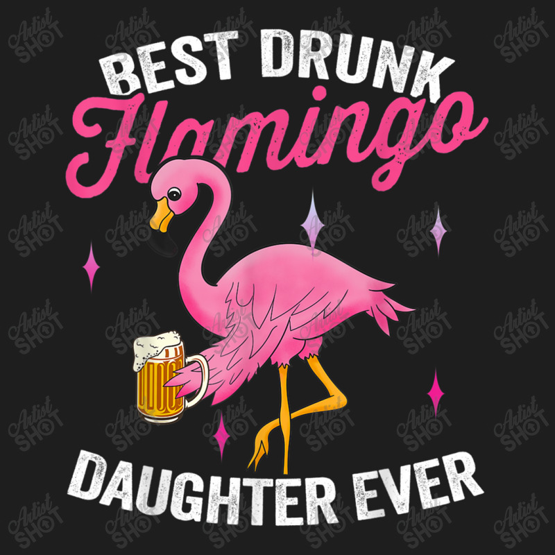 Flamingo Drunk Flamingo Flamingo Drinking Beer 546 Classic T-shirt by criticizematter | Artistshot