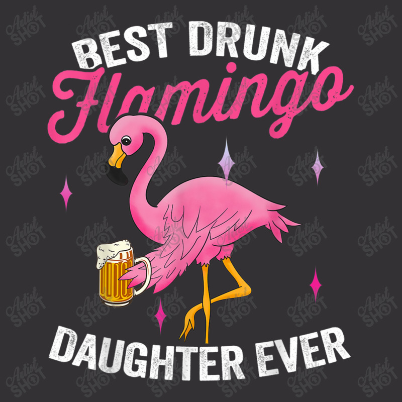 Flamingo Drunk Flamingo Flamingo Drinking Beer 546 Vintage Hoodie by criticizematter | Artistshot