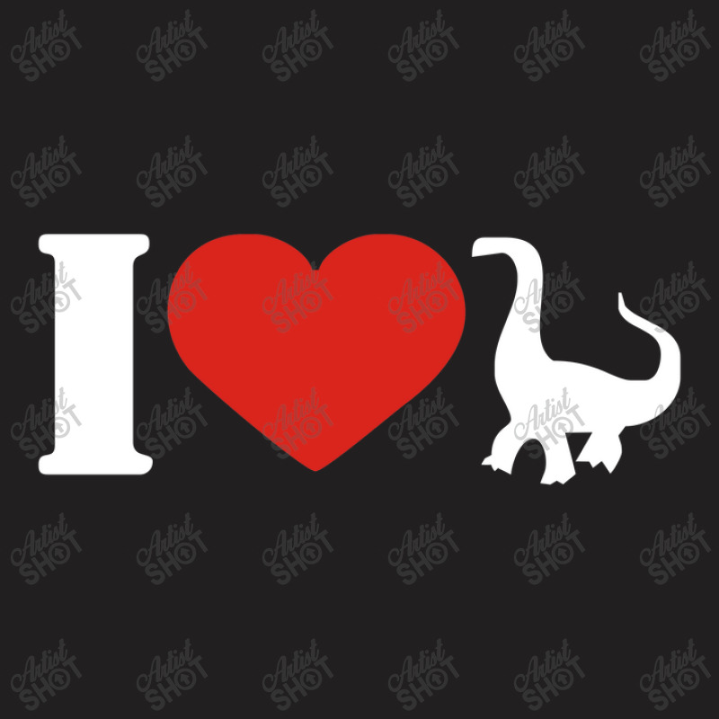 I Love Dinosaurs Funny Wild Animal T-shirt | Artistshot