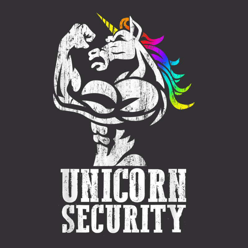 Unicorn Security Rainbow Muscle Manly Funny Christmas Gift T Shirt Vintage Hoodie | Artistshot