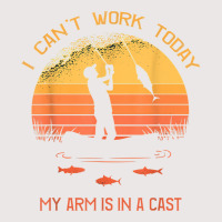 Fisherman, I Can't Work Today My Arm In A Cast Funny Fishing T Shirt Pocket T-shirt | Artistshot