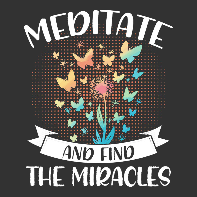 Yoga Lover T  Shirt Meditate And Find The Miracles Meditation Spiritua Baby Bodysuit by elephantjellyfish | Artistshot