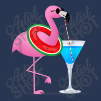 Flamingo Flamingo Drink Hello Summer Time Funny For Kids Men Denim Jacket | Artistshot